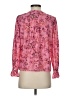 Ann Taylor LOFT 100% Polyester Pink Long Sleeve Blouse Size XXS - photo 2