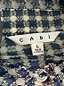 CAbi Houndstooth Gray Long Sleeve Button-Down Shirt Size L - photo 7