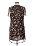 Theme 100% Polyester Brown Casual Dress Size L - photo 2