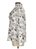 Carolina Belle 100% Polyester Floral Ivory Long Sleeve Blouse Size M - photo 5