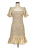 Bibi 100% Polyester Tan Cocktail Dress Size M - photo 1