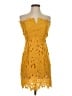 Few Moda 100% Polyester Yellow Cocktail Dress Size XS - photo 1