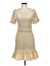 Bibi 100% Polyester Tan Cocktail Dress Size M - photo 2