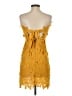 Few Moda 100% Polyester Yellow Cocktail Dress Size XS - photo 2