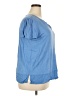 Sanctuary Blue Short Sleeve Henley Size 2X - photo 4