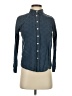 Ann Taylor 100% Cotton Blue Long Sleeve Button-Down Shirt Size S - photo 1