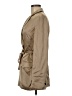 Theory 100% Cupro Tan Trenchcoat Size M - photo 5
