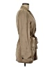 Theory 100% Cupro Tan Trenchcoat Size M - photo 4