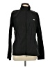 Adidas 100% Polyester Solid Black Track Jacket Size L - photo 1