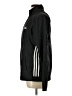 Adidas 100% Polyester Solid Black Track Jacket Size L - photo 5