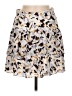 A.L.C. 100% Silk Print Ivory Silk Skirt Size 6 - photo 1