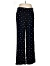 Intropia 100% Polyester Stars Black Blue Casual Pants Size EU (IT) 42 / US 6 - photo 1