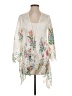 Lauren Hansen 100% Polyester White Kimono Size S - photo 1
