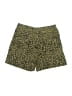 BA&SH Animal Print Gold Green Shorts Size XS (0) - photo 1