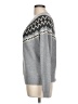 Joie 100% Acrylic Chevron-herringbone Gray Pullover Sweater Size L - photo 5