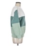 Shein 100% Polyester Color Block Green Pullover Sweater Size 6 - photo 4