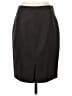 Mexx 100% Polyester Solid Black Brown Formal Skirt Size 2 - photo 2