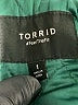 Torrid Green Coat Size 1X Plus (1) - photo 6