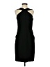 DKNY 100% Polyester Solid Black Cocktail Dress Size 4 - photo 1