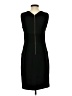 DKNY 100% Polyester Solid Black Cocktail Dress Size 4 - photo 2