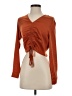 ASTR The Label 100% Polyester Orange Long Sleeve Top Size S - photo 1