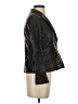 Anne Klein 100% Leather Metallic Black Blazer Size P (petite) - photo 4