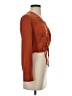 ASTR The Label 100% Polyester Orange Long Sleeve Top Size S - photo 4