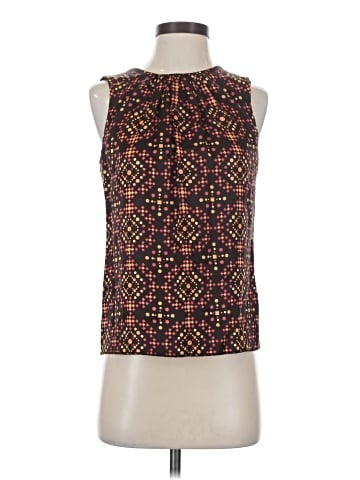 Tory Burch Sleeveless Silk Top (view 1)