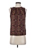 Tory Burch 100% Silk Polka Dots Black Sleeveless Silk Top Size 2 - photo 1