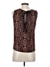 Tory Burch 100% Silk Polka Dots Black Sleeveless Silk Top Size 2 - photo 2