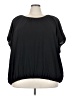 Torrid 100% Polyester Black Short Sleeve Blouse Size 4X Plus (4) - photo 1