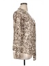 Investments Animal Print Tan Cardigan Size XL - photo 4