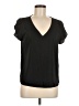 Shein 100% Polyester Black Short Sleeve Top Size 6 - photo 1