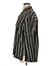 Edifice Japan 100% Polyester Stripes Black Long Sleeve Blouse Size EU 48 / US 18 - photo 5