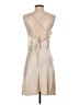 Line & Dot 100% Polyester Solid Tan Cocktail Dress Size S - photo 2