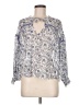 Saylor Blue Long Sleeve Blouse Size M - photo 1