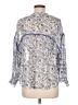 Saylor Blue Long Sleeve Blouse Size M - photo 2