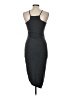 Express Solid Gray Cocktail Dress Size M - photo 2