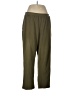 Catherines Solid Green Casual Pants Size 0X - photo 1