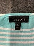 Talbots 100% Cotton Teal 3/4 Sleeve Blouse Size L - photo 7