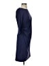 J. McLaughlin Solid Blue Casual Dress Size S - photo 4
