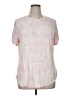 Old Navy Tie-dye Pink Short Sleeve Blouse Size XL - photo 1