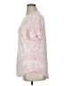 Old Navy Tie-dye Pink Short Sleeve Blouse Size XL - photo 5