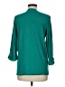 Rafaella Teal 3/4 Sleeve Button-Down Shirt Size M - photo 2