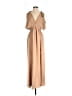 Unbranded 100% Polyester Tan Casual Dress Size S - photo 1
