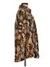 PrettyLittleThing 100% Polyester Animal Print Brown Long Sleeve Blouse Size 6 - photo 4