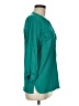 Rafaella Teal 3/4 Sleeve Button-Down Shirt Size M - photo 4