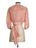 AMUR 100% Recycled Polyester Pink 3/4 Sleeve Blouse Size S - photo 2