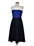 Talbots Outlet Color Block Blue Cocktail Dress Size 6 - photo 1