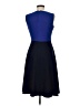 Talbots Outlet Color Block Blue Cocktail Dress Size 6 - photo 2
